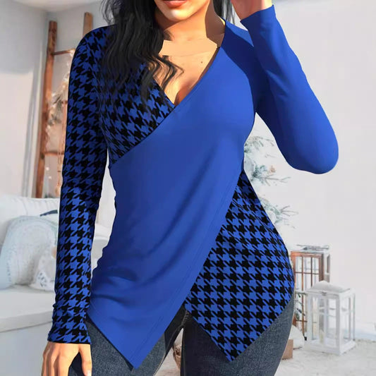 Cyra - Chique Colour Block Top