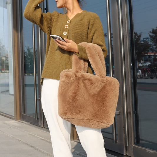 Faux - Fur Tote Bag