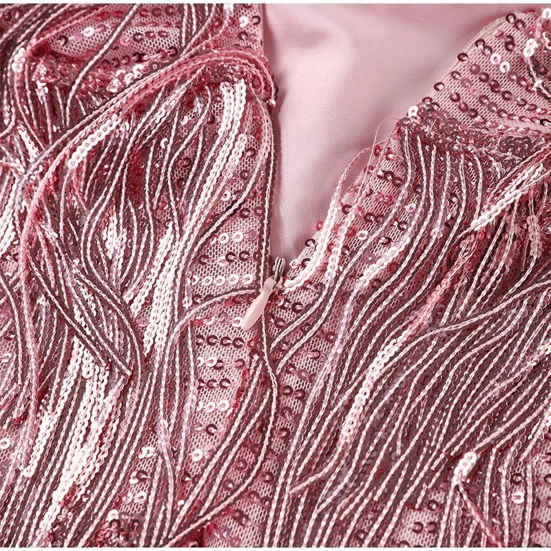 Élora – Luxe veren mini-jurk