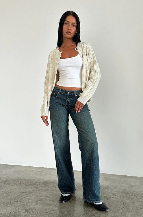 Romy - Low-Rise Jeans