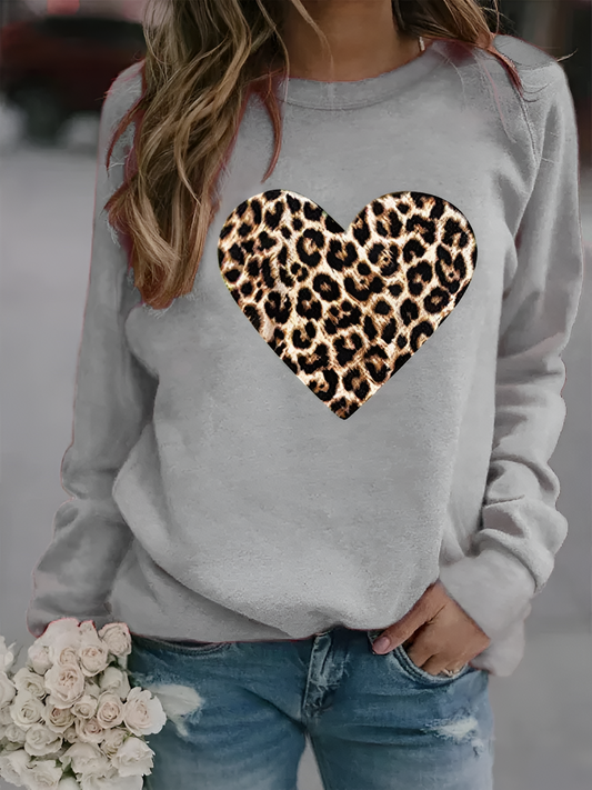 Coralie - Sweatshirt met Dierenprint