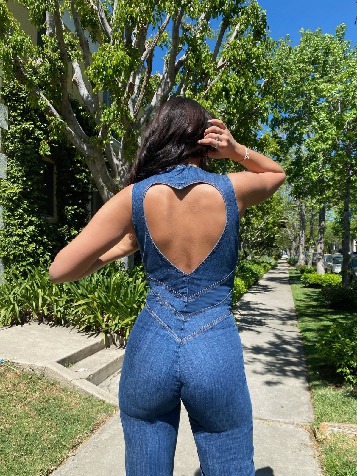 Fayenne - Trendy Denim Jumpsuit