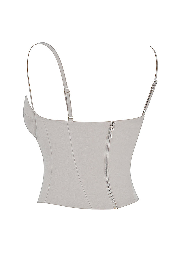 Helisanne - Oesterkleurig Korset met Beugeldesign