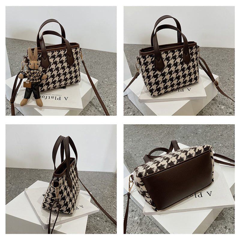 Victoria™ - Houndstooth Schoudertas
