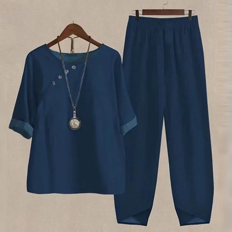 Noa - Trendy Bedrukte Outfit met Comfortabele Pasvorm voor Elke Dag