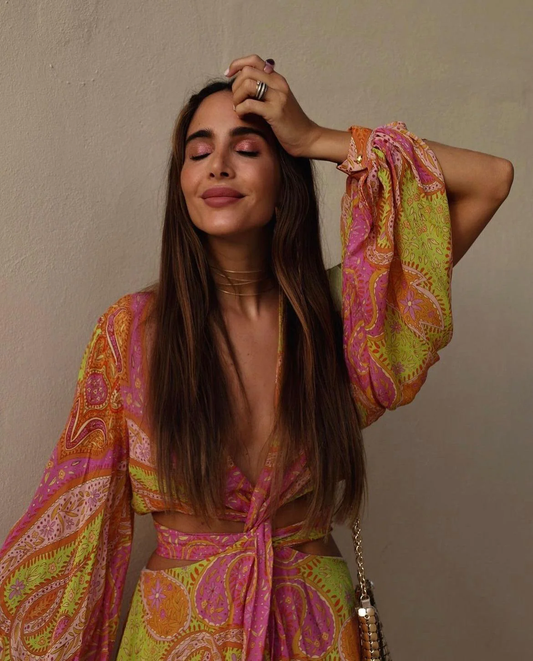 Zarina - Paisley Print Jurk