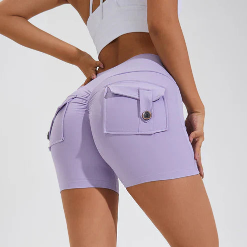 Zoe - Shorts met Hoge Taille en Push-Up Effect