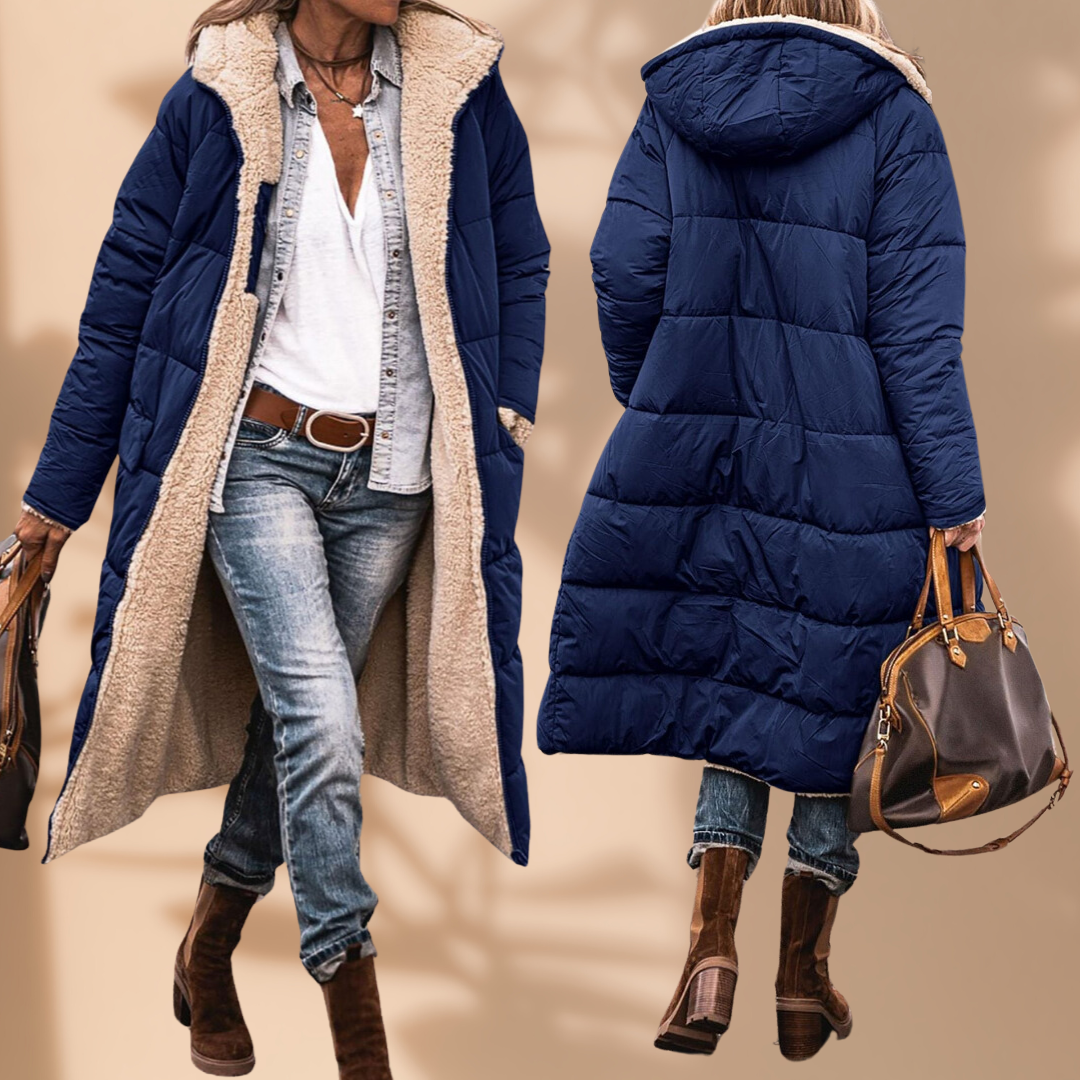 Dames Winddichte Waterdichte Winterjas – Warm, Zwart, Ideaal voor Koude Weer en Casual Outfits