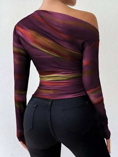 Ciska - Elegant Casual T-shirt met Lange Mouwen