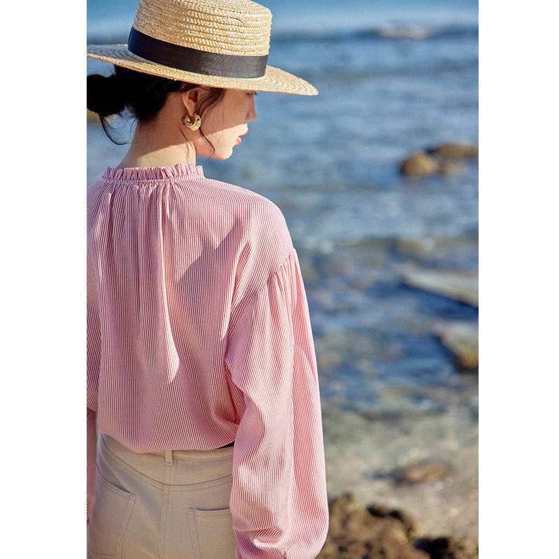 Sophie - Stijlvolle Gestreepte Blouse