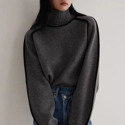 Isabelle - Half Turtleneck Gebreide Trui