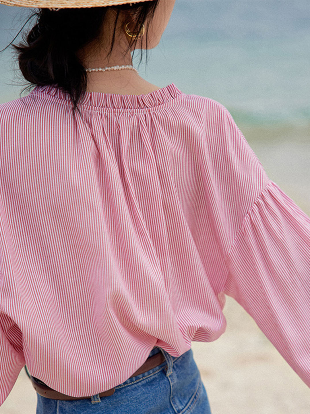 Sophie - Stijlvolle Gestreepte Blouse