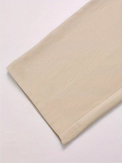 Gisla - Elegante Effen Kleur Tweedelige Blazer Set