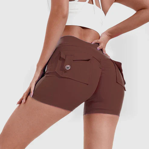 Zoe - Shorts met Hoge Taille en Push-Up Effect