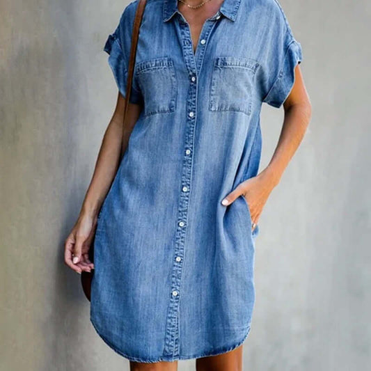 Malou - Denim Jurk