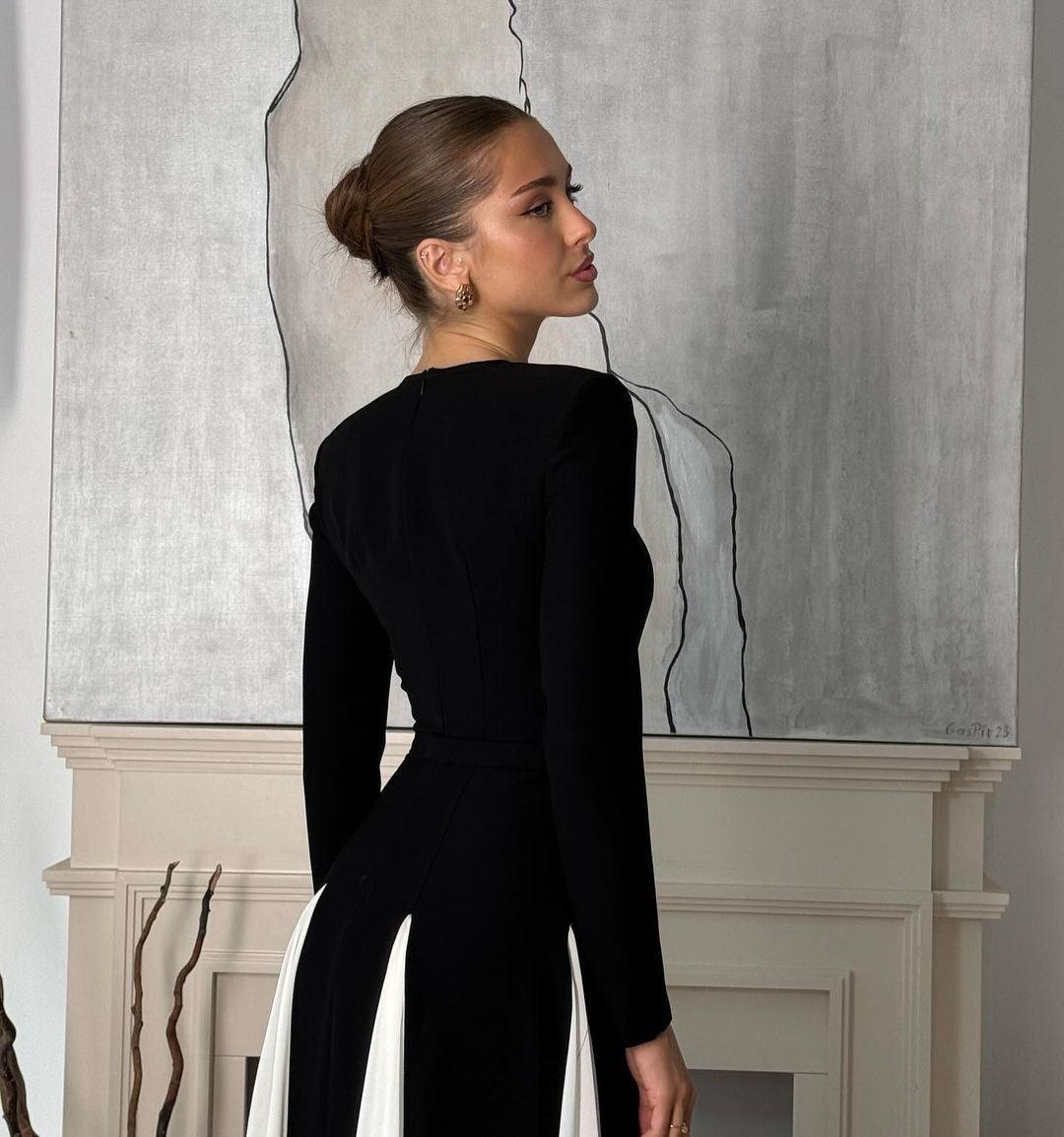 Livia - Chic Maxi Jurk met Vloeiende Pasvorm