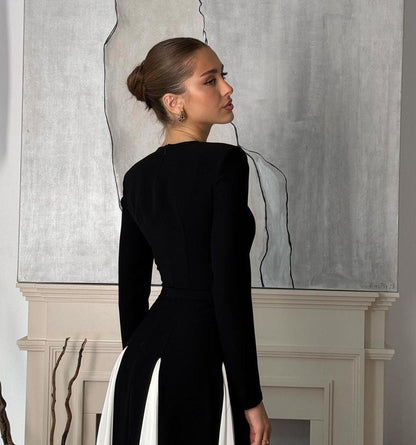 Livia - Chic Maxi Jurk met Vloeiende Pasvorm