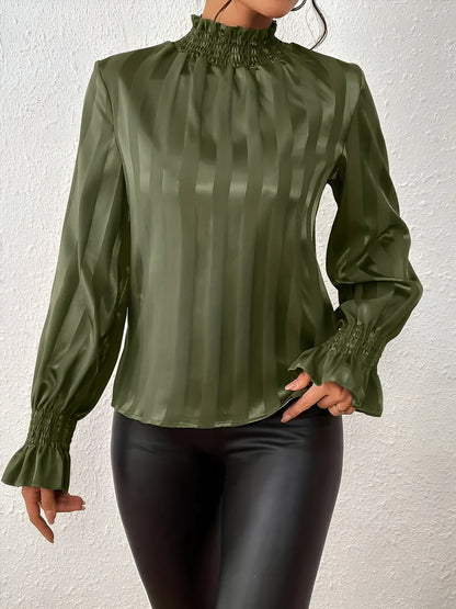 Bayla - Elegante Geplooide Blouse