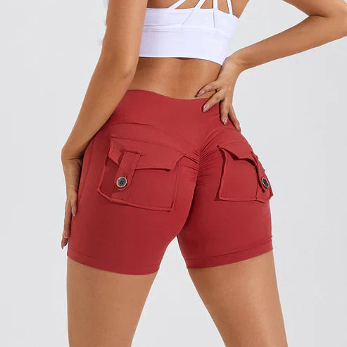 Zoe - Shorts met Hoge Taille en Push-Up Effect