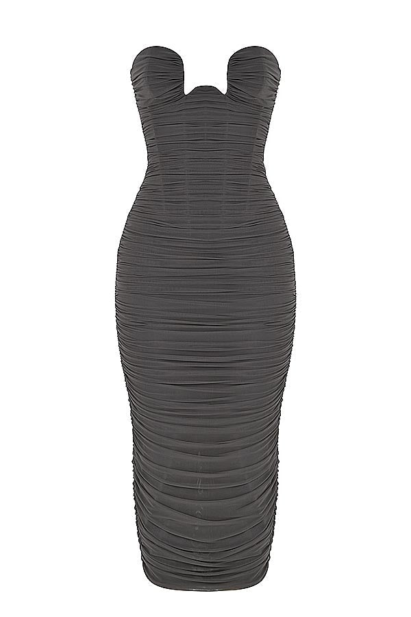 Olivia - Strapless Lange Jurk