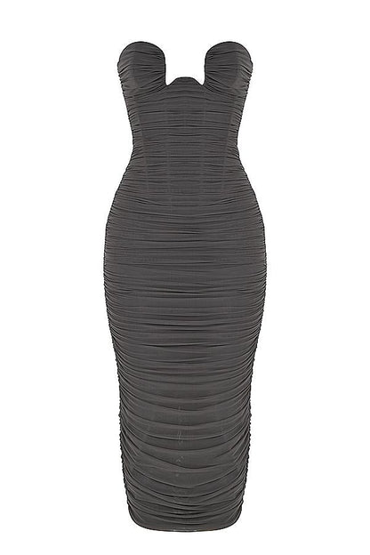 Olivia - Strapless Lange Jurk