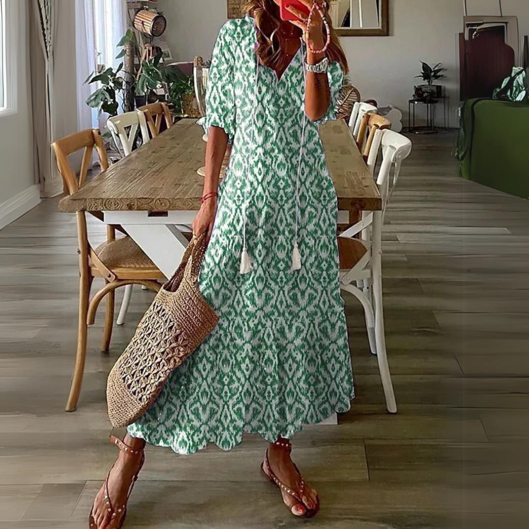Lotte - Maxi Jurk met Bloemenprint