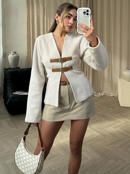 Livia - Stijlvolle Wollen Jas