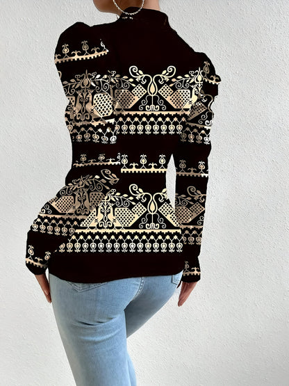 Charelle - Elegante Blouse met Bloemenprint