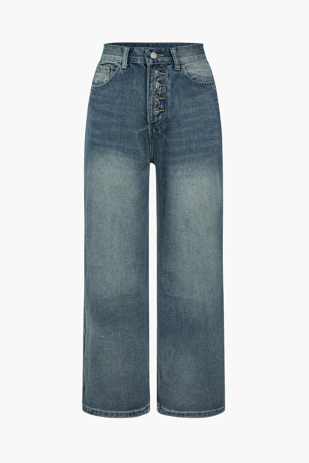 Mirjam | Vintage Knopen Vlieg Jeans
