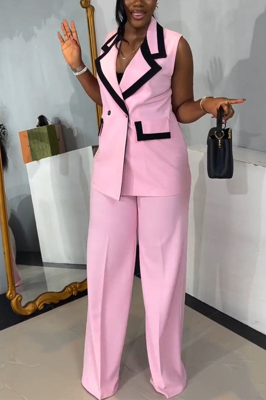 Jolien - Trendy Vest en Broek Set