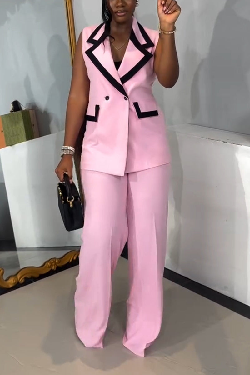 Jolien - Trendy Vest en Broek Set