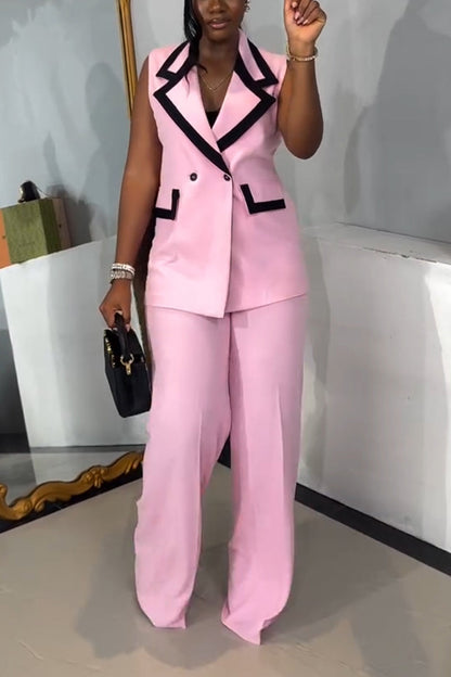 Jolien - Trendy Vest en Broek Set