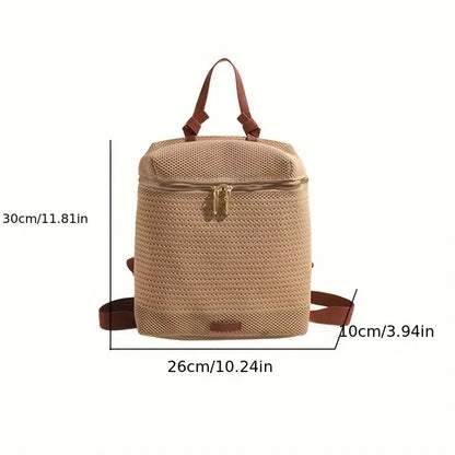 Sophie - Trendy Geweven Damesrugzak - Stijlvol en Functioneel