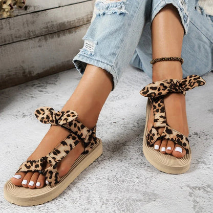Luna - Stijlvolle Sandalen met Leopardprint