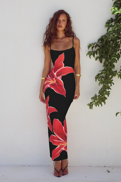 Liv - Bloemenprint Bodycon Jurk