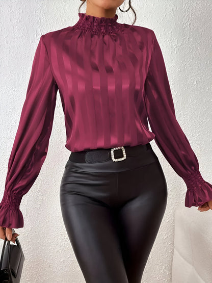 Bayla - Elegante Geplooide Blouse