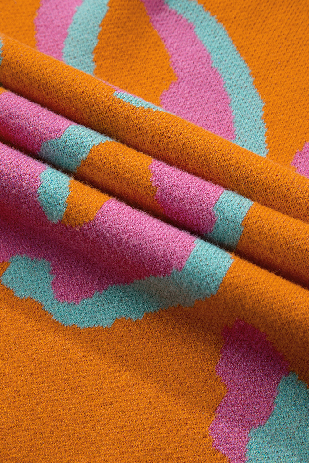 Elouise - Oranje Leopard Pullover