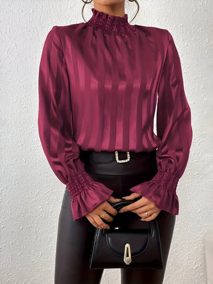 Bayla - Elegante Geplooide Blouse