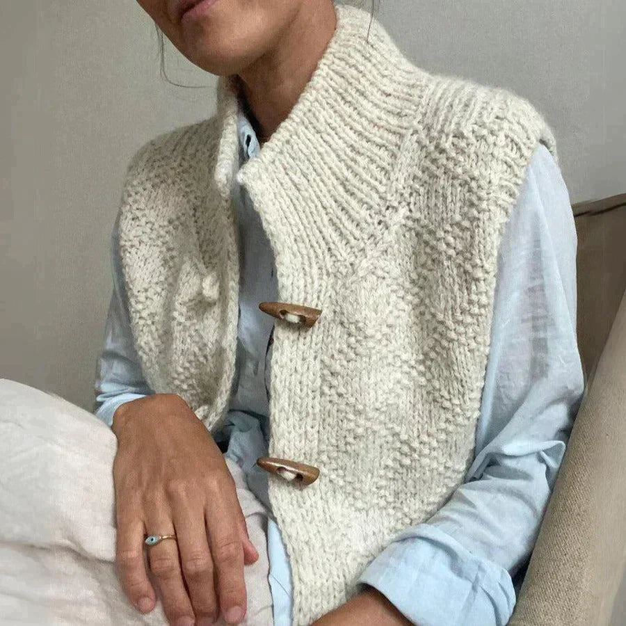 Dames Mouwloos Gilet Vest – Basic voor Casual Laagjes