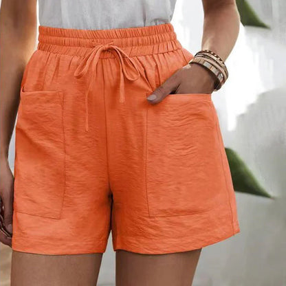 Nicolette - Casual Shorts met Zakken