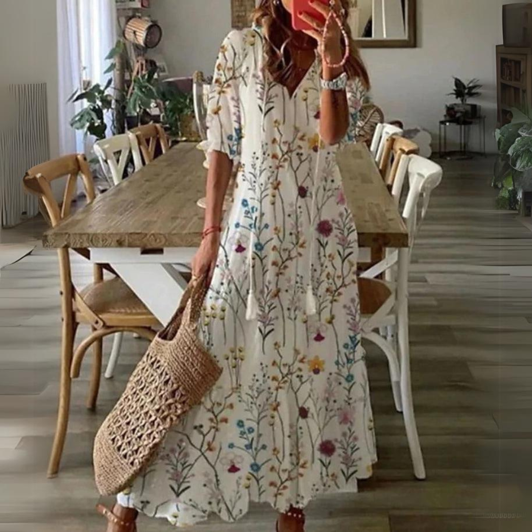 Lotte - Maxi Jurk met Bloemenprint