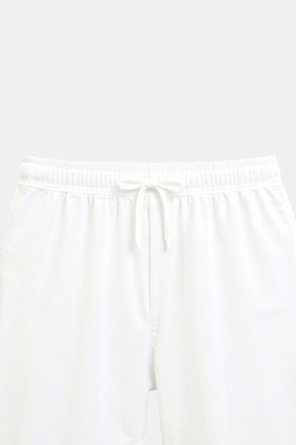 Comfortabele damesbroek met elastische tailleband en trekkoord