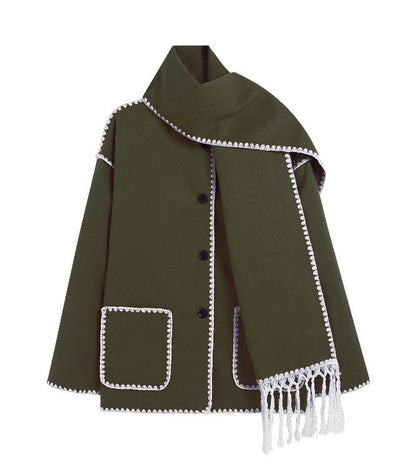 Sofie™ - Luxe Sjaal Jas