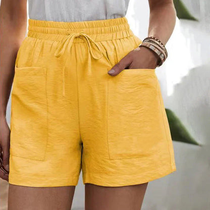 Nicolette - Casual Shorts met Zakken