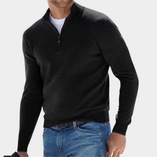 Lucas - Stijlvolle Half-Zip Trui