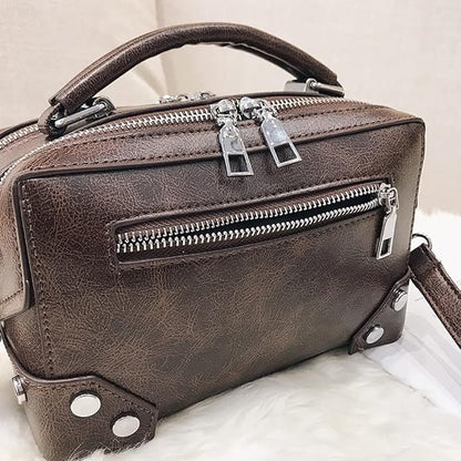 Jasmijn - Vintage Leren Schoudertas