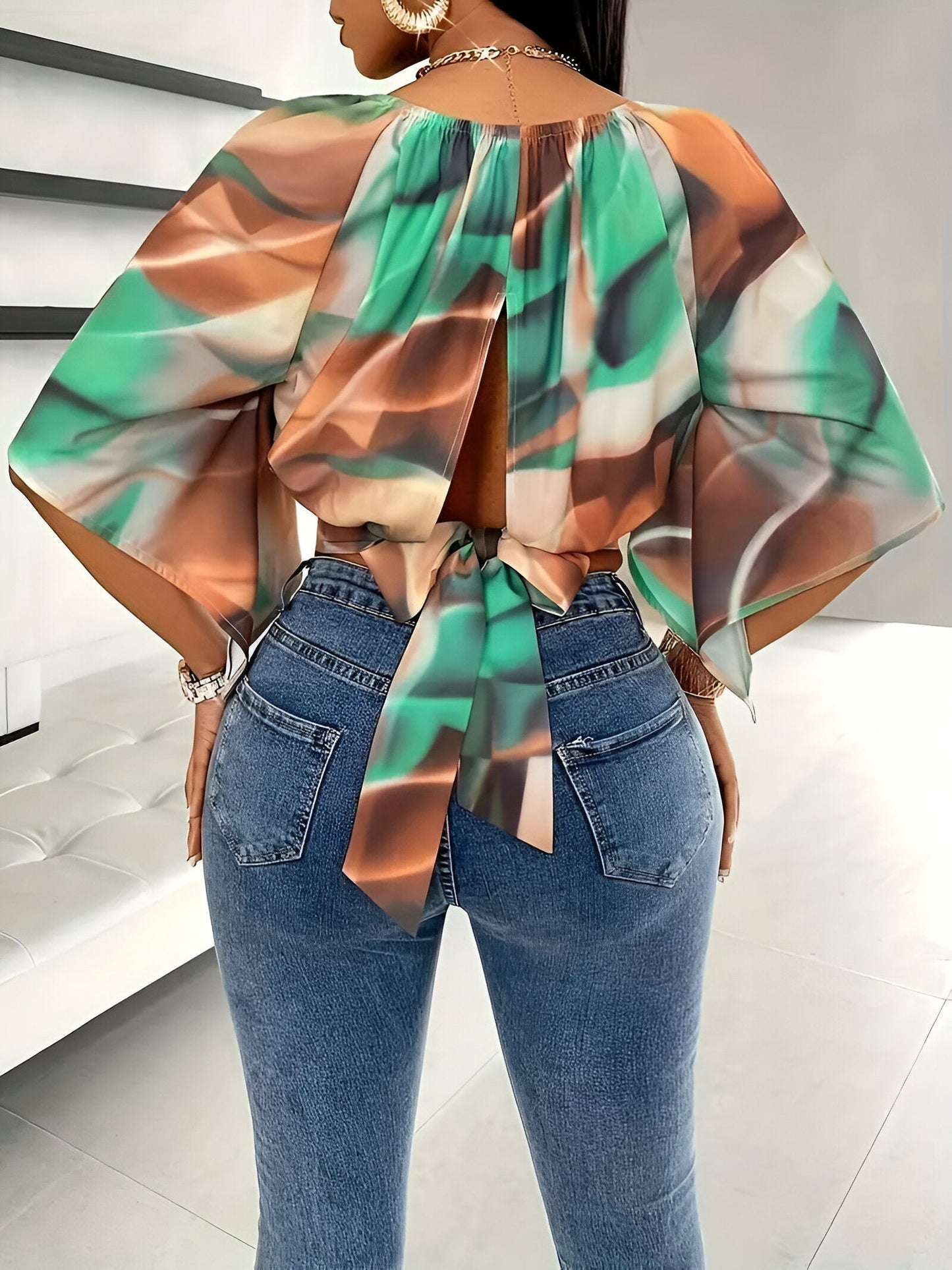 Blair - Tie-Dye Blouse