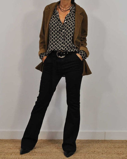 Luna - Boho Chic V-Hals Blouse voor de Lente