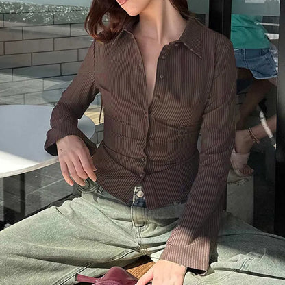 Eva - De Elegante Retro Blouse