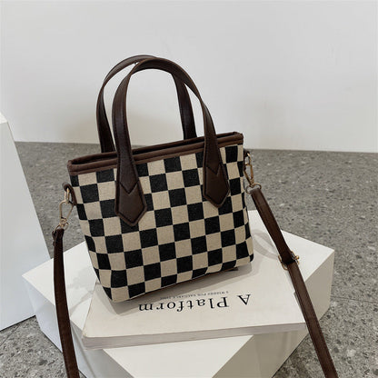 Victoria™ - Houndstooth Schoudertas